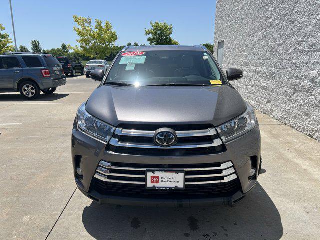 used 2018 Toyota Highlander car, priced at $29,610