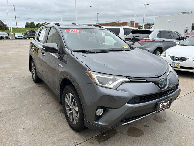 used 2018 Toyota RAV4 Hybrid car, priced at $17,461