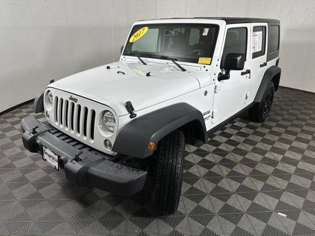 used 2017 Jeep Wrangler Unlimited car, priced at $19,393