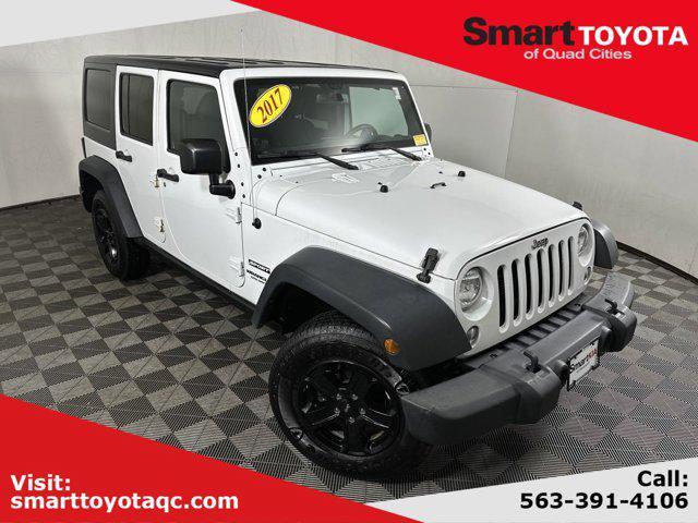 used 2017 Jeep Wrangler Unlimited car, priced at $19,393