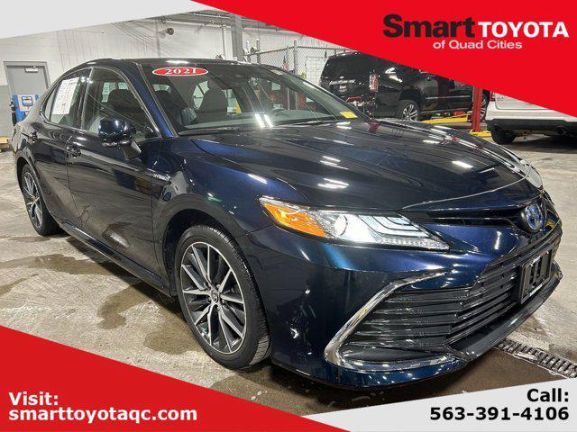 used 2021 Toyota Camry Hybrid car, priced at $28,204