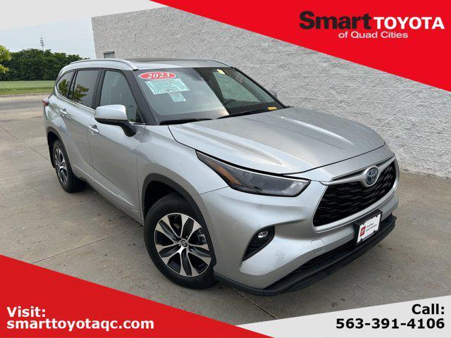 used 2023 Toyota Highlander Hybrid car, priced at $44,885