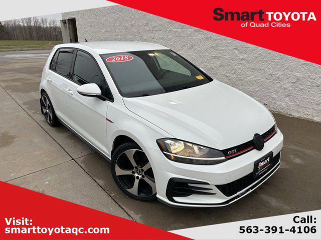used 2018 Volkswagen Golf GTI car, priced at $14,186