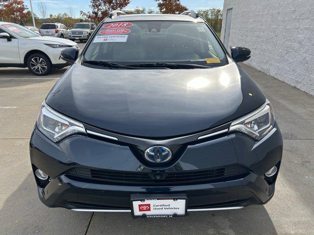 used 2018 Toyota RAV4 Hybrid car, priced at $21,600