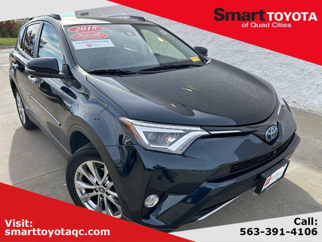 used 2018 Toyota RAV4 Hybrid car, priced at $21,600