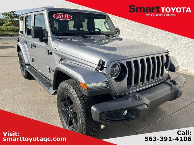 used 2021 Jeep Wrangler Unlimited car, priced at $34,975