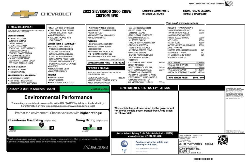 used 2022 Chevrolet Silverado 2500 car, priced at $42,995