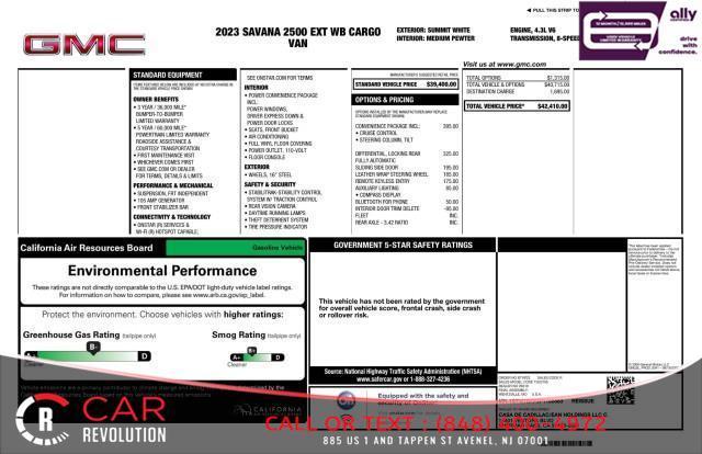 used 2023 GMC Savana 2500 car, priced at $28,999