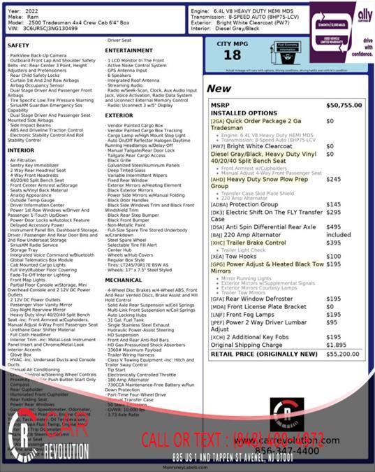 used 2022 Ram 2500 car, priced at $36,893