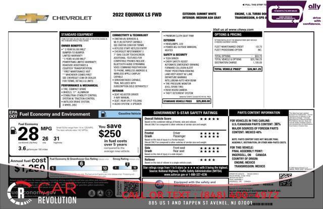 used 2022 Chevrolet Equinox car, priced at $14,299