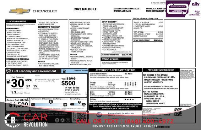used 2023 Chevrolet Malibu car, priced at $14,599