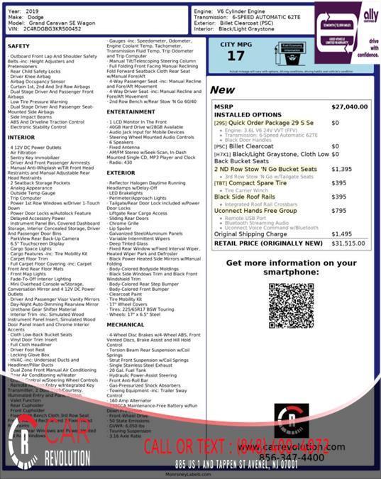 used 2019 Dodge Grand Caravan car, priced at $11,599