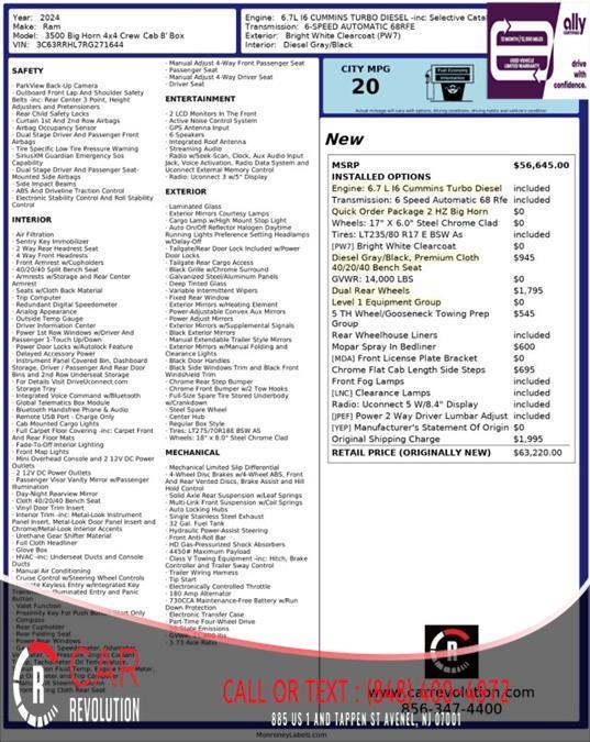 used 2024 Ram 3500 car, priced at $51,999