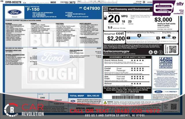 used 2023 Ford F-150 car, priced at $33,691