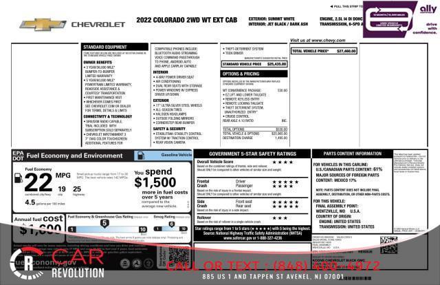 used 2022 Chevrolet Colorado car, priced at $15,999