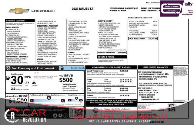 used 2023 Chevrolet Malibu car, priced at $14,999