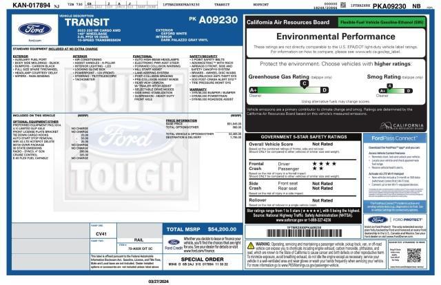 used 2023 Ford Transit-250 car, priced at $38,981