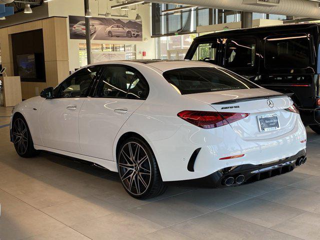 new 2024 Mercedes-Benz AMG C 43 car, priced at $77,529