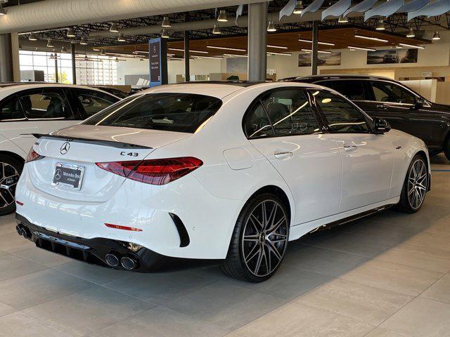 new 2024 Mercedes-Benz AMG C 43 car, priced at $77,529