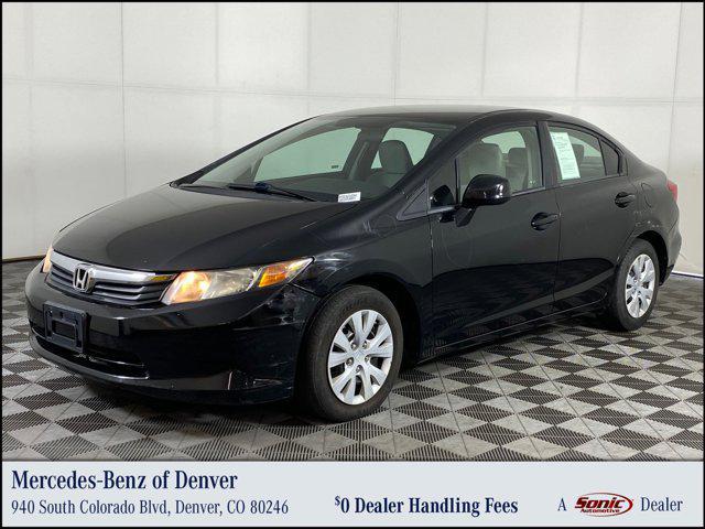 used 2012 Honda Civic car, priced at $5,998