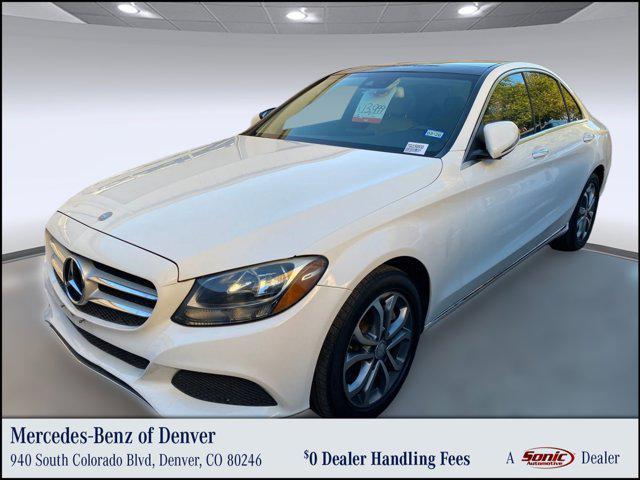 used 2016 Mercedes-Benz C-Class car, priced at $13,999