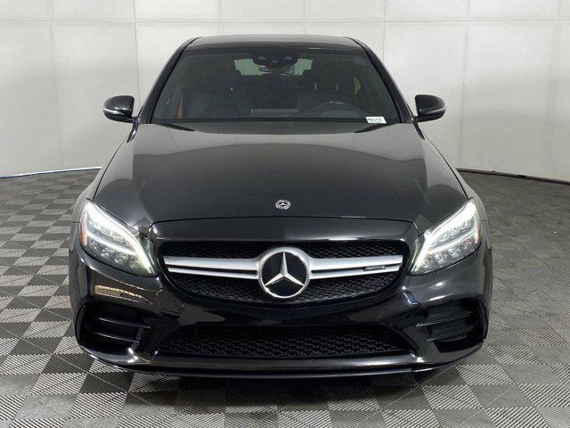 used 2021 Mercedes-Benz AMG C 43 car, priced at $35,998