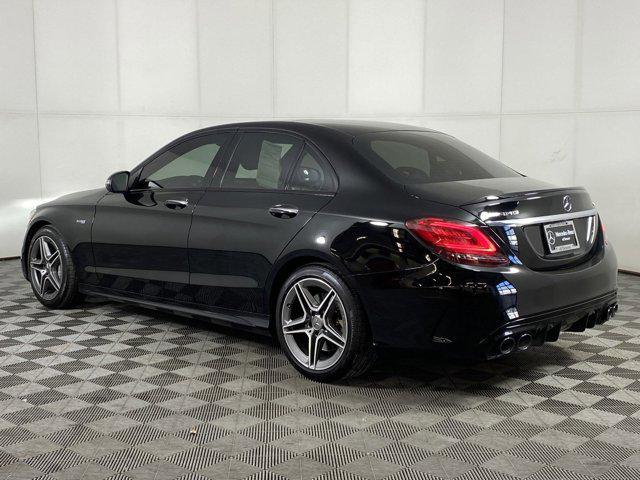 used 2021 Mercedes-Benz AMG C 43 car, priced at $35,998