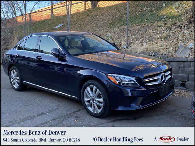 used 2019 Mercedes-Benz C-Class car, priced at $26,499