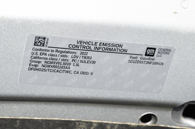 used 2022 Chevrolet Malibu car, priced at $17,288