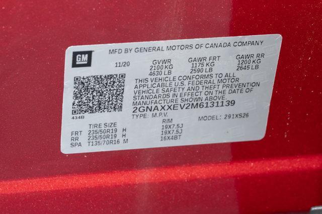 used 2021 Chevrolet Equinox car, priced at $19,888