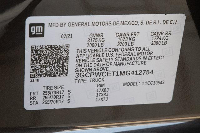 used 2021 Chevrolet Silverado 1500 car, priced at $31,988