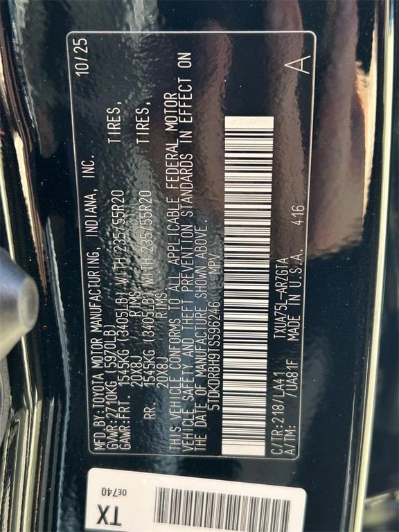 new 2026 Toyota Highlander car, priced at $56,404