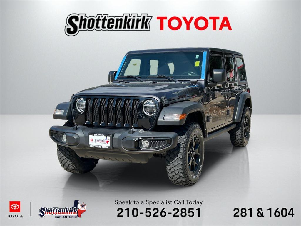 used 2021 Jeep Wrangler car, priced at $30,223