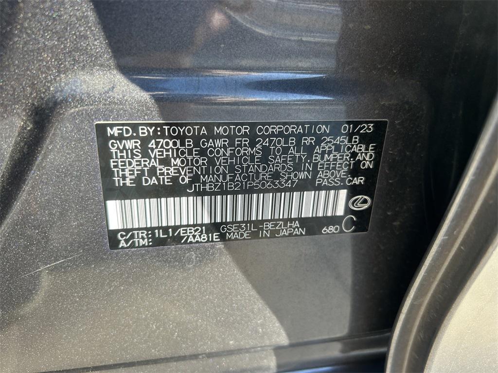 used 2023 Lexus IS 350 car, priced at $44,512