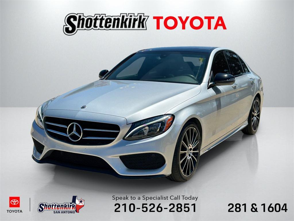 used 2018 Mercedes-Benz C-Class car, priced at $22,441