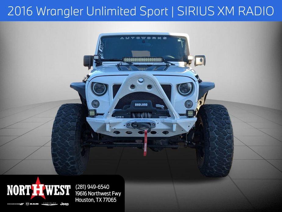 used 2016 Jeep Wrangler Unlimited car, priced at $20,260