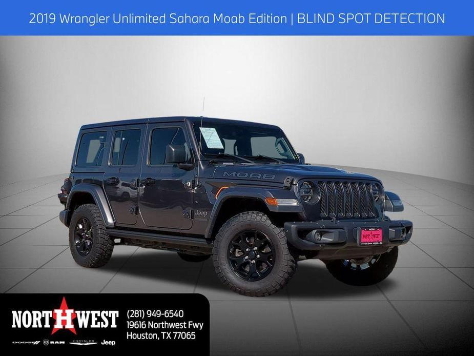 used 2019 Jeep Wrangler Unlimited car, priced at $33,993