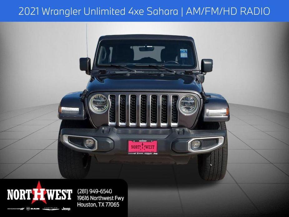 used 2021 Jeep Wrangler Unlimited 4xe car, priced at $28,745