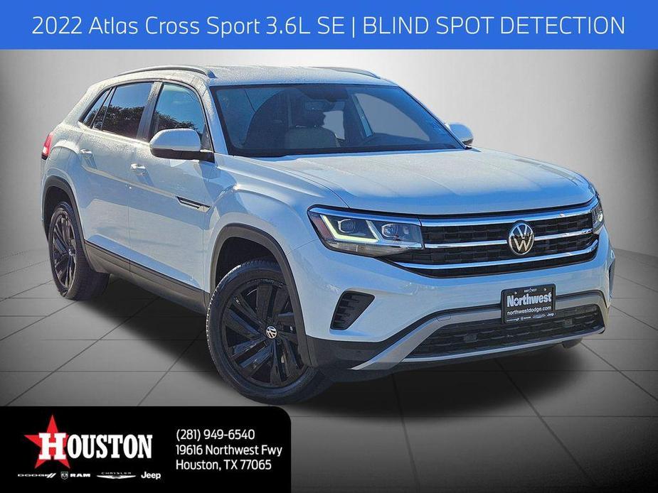 used 2022 Volkswagen Atlas Cross Sport car, priced at $26,341