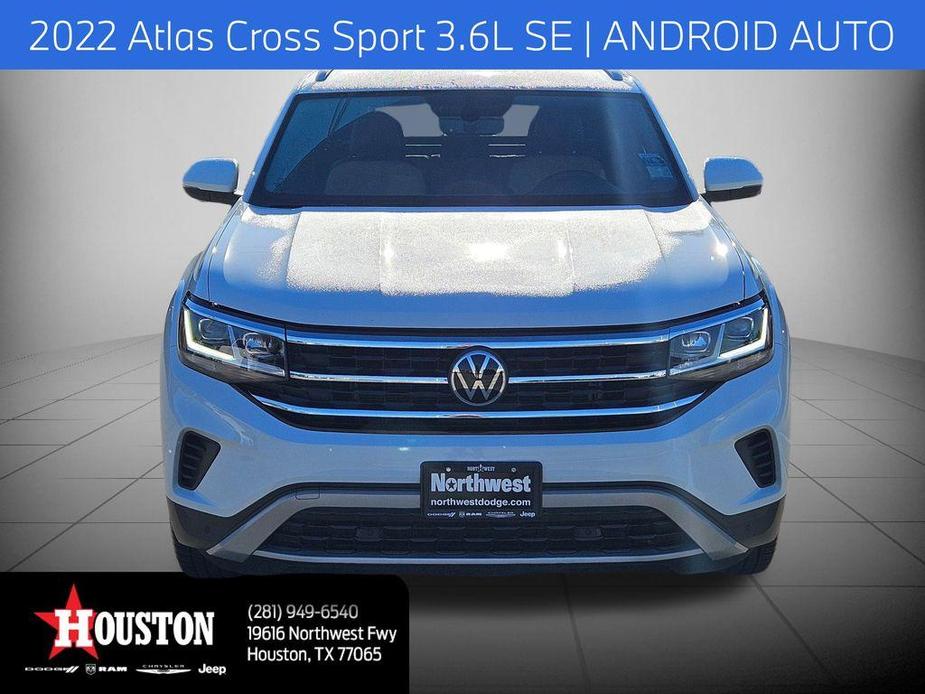 used 2022 Volkswagen Atlas Cross Sport car, priced at $26,341