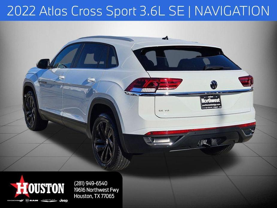 used 2022 Volkswagen Atlas Cross Sport car, priced at $26,341