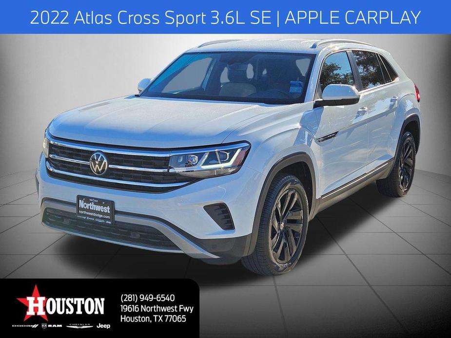 used 2022 Volkswagen Atlas Cross Sport car, priced at $26,341