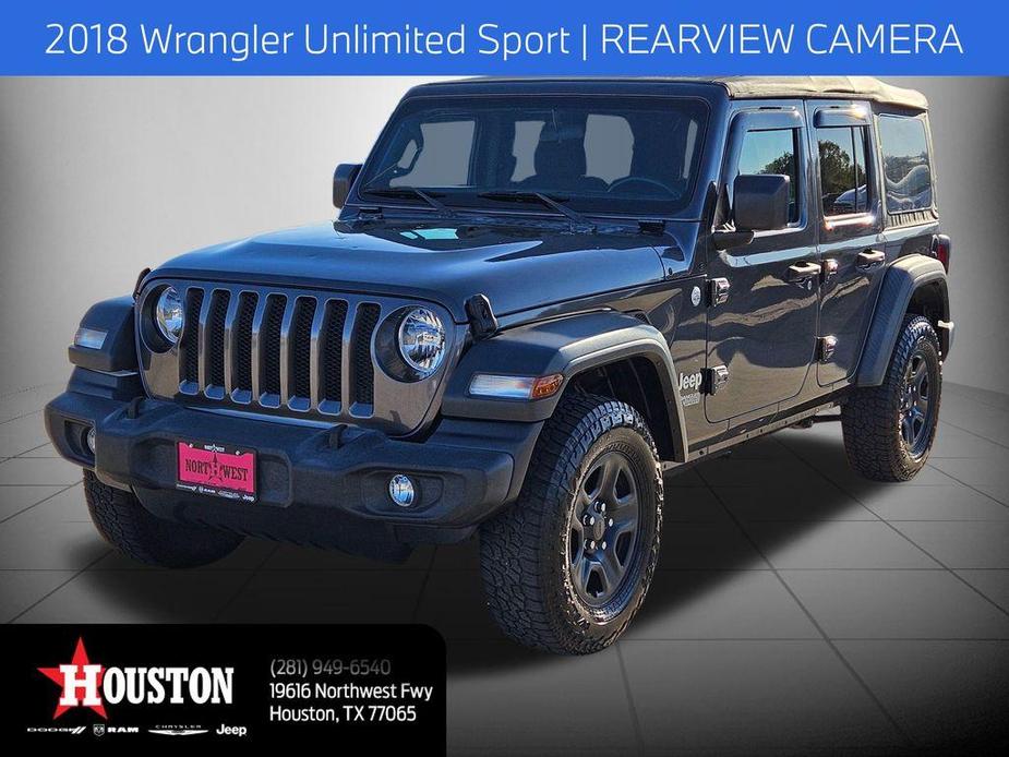 used 2018 Jeep Wrangler Unlimited car, priced at $22,455