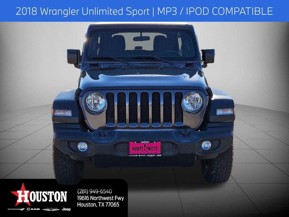 used 2018 Jeep Wrangler Unlimited car, priced at $22,455