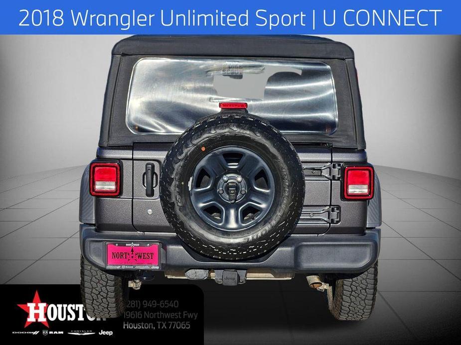 used 2018 Jeep Wrangler Unlimited car, priced at $22,455