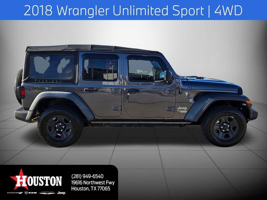 used 2018 Jeep Wrangler Unlimited car, priced at $22,455