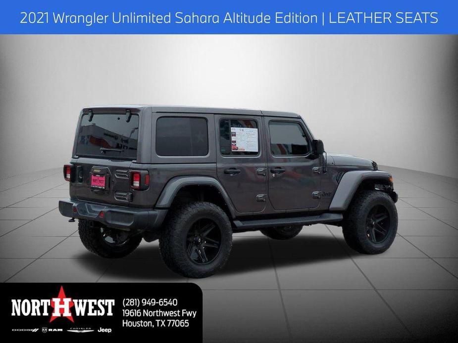 used 2021 Jeep Wrangler Unlimited car, priced at $37,451