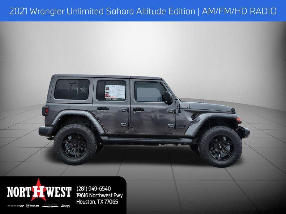 used 2021 Jeep Wrangler Unlimited car, priced at $37,451