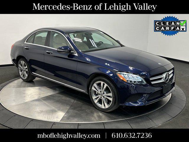 used 2021 Mercedes-Benz C-Class car, priced at $28,800