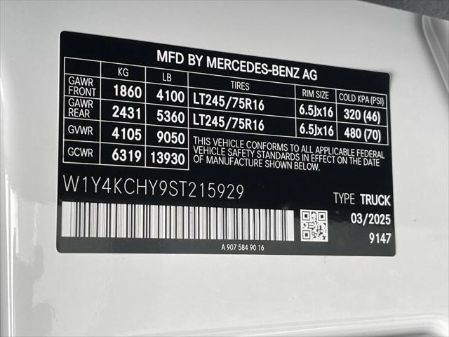 new 2025 Mercedes-Benz Sprinter 2500 car, priced at $65,974
